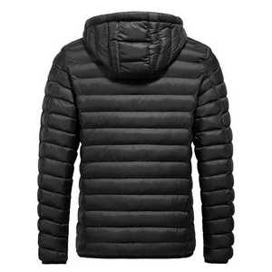 Vente chaude réversible hommes doudoune personnalisé hiver imperméable épaissir Polyester fermeture à glissière différentes couleurs coton - Product Image 5