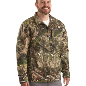 Veste de chasse thermique respirante à col montant avec logo frontal, blouson bomber rembourré, garnissage synthétique 200g pour la fin de saison - Product Image 3