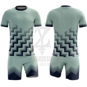 ชุดเสื้อฟุตบอลของผู้ชายชุดเครื่องแบบกีฬาคุณภาพสูงระบายอากาศได้ดีพิมพ์โลโก้ดิจิตอลตามสั่ง - Product Image 3