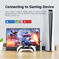 10,5 Zoll IPS HDR Matt-Touchscreen PS4-Erweiterungskonsole VESA Tragbarer Mini-Monitor für 1920x1280 Auflösung 15:10 Seitenverhältnis
