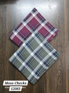 Tela de algodón de calidad de exportación Dobby Check Slub textil suave y transpirable para la fabricación de prendas de vestir - Product Image 2