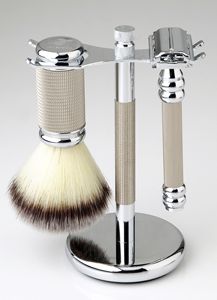 Kit de herramientas de afeitado de Metal Premium para hombres, productos de afeitado de depilación económicos de acero inoxidable y latón de alta calidad - Product Image 3