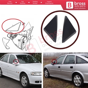 BSP1111 Front Door Outer Corner Triangle Molding Cover Set 90545855 90545856 for Vectra B 1995-2002 - Product Image 5