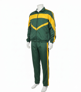 Premium Quality Regular Fit Winter Hooded Sportswear Reflective Windbreaker Men's Tracksuit Streetwear Sports Polyester Nylon - Product Image 1
