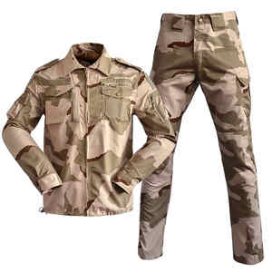 Conjunto de camuflaje de uniforme táctico funcional, conjunto de dos piezas para hombres, ropa de exterior, fábrica de Material duradero personalizado - Product Image 5