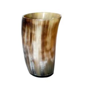 Tasse en corne de buffle à boire tasse Viking en finition naturelle tasse en corne écologique boisson en verre en corne réutilisable et lavable - Product Image 4