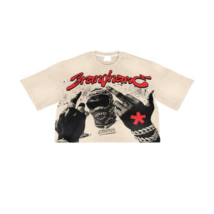 2025 haut personnalisé Streetwear surdimensionné poids lourd Boxy Fit T-shirts pour hommes avec lavage Vintage déchiré t-shirt - Product Image 4