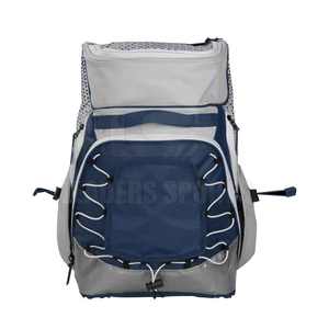 Sac à dos de baseball/softball de haute qualité avec logo personnalisé imprimé, design géométrique, fermeture éclair, port USB, imperméable, en nylon/polyester - Product Image 1