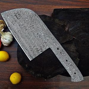 Couteau JEXMOO personnalisé fait à la main en acier Damas, lame vierge multifonctionnelle à motif goutte de pluie, avec un cadeau parfait, couteau pour usage extérieur - Product Image 6