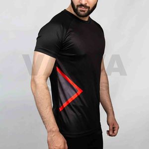 Camiseta de Manga Corta para Hombre, 100% Algodón, Impresión Serigráfica, Transpirable, Sostenible, de Secado Rápido, Corte Regular, Estilo Casual, Servicio OEM - Product Image 2