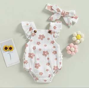 Bébé tissu garçons 0-12 mois barboteuse gardien ensemble pour petits garçons enfants doux confortable 100% coton vêtements fabriqués au Bangladesh - Product Image 5