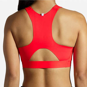 Sujetador deportivo ligero y suave para entrenamiento, para mujer, de secado rápido, sin costuras, para gimnasio, Yoga, opción de talla grande, forro de moda, Spandex - Product Image 4