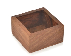 Boîte à épices avec récipient et cuillère en bois de Sesham Boîtes à épices indiennes pour la cuisine Masala Dabba Organisateur avec couvercle en verre - Product Image 2