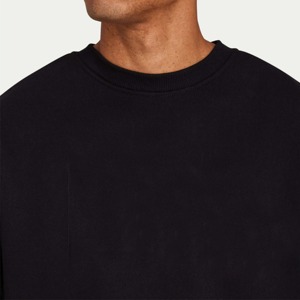 Sudadera con Capucha de Alta Calidad, Estilo Urbano, Estampado Puff, Mezclilla de Algodón, Diseño de Corona de Lágrimas, Talla Grande para Hombre - Product Image 5