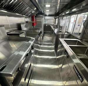 Commercial Catering Fully Equipped Stainless Steel Mobile Food Truck Trailer Cream Truck New Catering Fully Equipped Stainless - Product Image 3