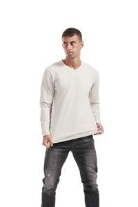 T-shirts pour hommes 100% coton Tissu tricoté de haute qualité avec logo personnalisé Service OEM Motif de lettres personnalisées en vente - Product Image 3