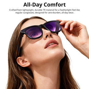 Gafas Inteligentes COLMI A2 con IA, Cámara y Pantalla, Grabación de Audio y Video Inalámbrica por Bluetooth, Tecnología Portátil de 1080p - Product Image 3