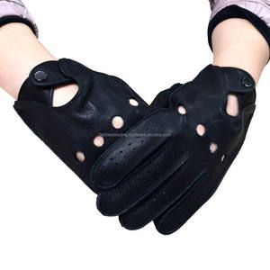 Guantes de conducción de cuero unisex de alta calidad 2025 a bajo precio al por mayor - Product Image 1
