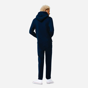 80% Cotton 20% Polyester Brushed Back Cotton on the Inside Two Way YKK Quality Zipper Navy Unisex Original Onesie - Product Image 4