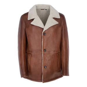 เสื้อแจ็คเก็ตหนังแกะบุผ้าแคนวาสระบายอากาศสำหรับผู้ชาย สวมใส่กลางแจ้งในฤดูใบไม้ผลิ พร้อมโลโก้สั่งทำด้านหน้า - Product Image 1