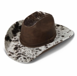 Synthetic Cow Hair Vinyl Leather Marlboro <b>Hat</b> | Handmade <b>Western</b> <b>Hat</b> | OEM & ODM Manufacturer - Product Image 2