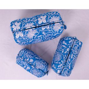 Ensemble de petites pochettes de toilette 3 pièces pour sac à cosmétiques - Product Image 4