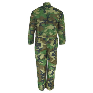 Monos de trabajo de manga larga para hombre, uniforme de seguridad de algodón transpirable con bolsillos, mono de trabajo de una pieza - Product Image 2