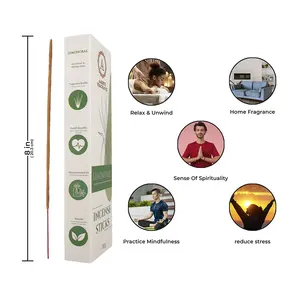 Bâtons d'encens parfumés aux fleurs de la meilleure qualité avec un parfum rafraîchissant et durable pour le soulagement du stress et une ambiance positive - Product Image 3