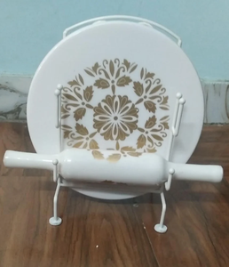 Rodillos para Masa Chakla Belan, Tablas de Pastelería de Mármol, Madera y Metal, Herramientas de Repostería Ecológicas para Cocinas Caseras - Product Image 5