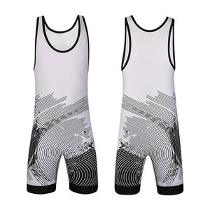 Singlets de lutte sublimés Costume d'haltérophilie Singlets pour hommes Lutte - Product Image 5
