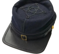 Venta al por mayor Logotipo de requisito personalizado 100% lana de alta calidad unisex americano reproducción Kepis sombreros
