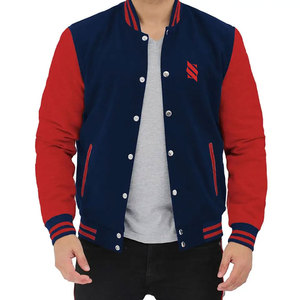 Lettermen personnalisé de haute qualité col montant et veste à manches longues pour hommes pour l'hiver - Product Image 2