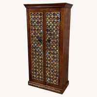 Console d'entrée en bois de mangue, haut de la chambre à coucher, Foyer d'entrée, garde-robe, meubles de rangement, meubles de chambre en bois Antique Vintage