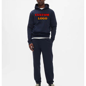 ชุดวอร์มผ้าฝ้าย100% โอเวอร์ไซส์สำหรับผู้ชายชุดวอร์มสำหรับฤดูหนาวของผู้ชายพิมพ์โลโก้แบบสวมหัวระบายอากาศได้ดีสินค้ามาใหม่2025 - Product Image 1