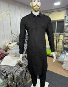 Kurta clásico para hombre para fiesta y boda Kurta largo tradicional con Churidar Ropa tradicional para ocasiones especiales Boda - Product Image 1