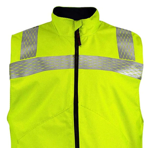Chaleco de Seguridad Reflectante de Microfibra Ligero de Alta Calidad, Ropa de Trabajo de Alta Visibilidad, Colores Personalizados, Servicio OEM/ODM - Product Image 5