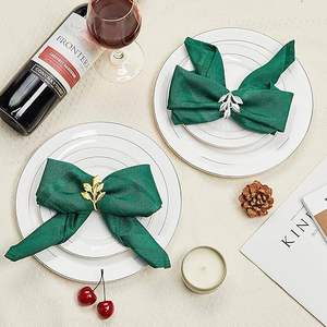 Premium Finishing 100% Brass Napkin Rings <b>Top</b> Quality Metal Brass Napkin Holders Cheaper Cost Wedding Napkin Ring <b>Table</b> Decor - Product Image 1