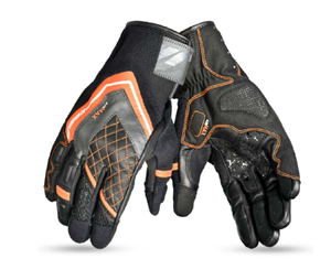 Guantes de Motocicleta Unisex de Cuero Blanco Genuino, Guantes Negros para Carreras, Protección para Motociclismo, Verano, Esquí, Uso Casual - Product Image 5