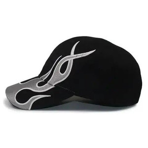 หมวกเบสบอลเปลวไฟแบรนด์ Street หมวกแข่งผู้ชายพร้อมหมวก Trucker แฟชั่นเปลวไฟ - Product Image 5