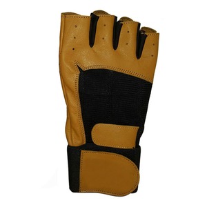 ถุงมือออกกำลังกายหนังทนทานสไตล์ใหม่สำหรับยิมและกีฬากลางแจ้งโลโก้ตามสั่ง - Product Image 2