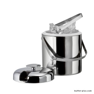 Diseño de cubo de hielo de acero inoxidable, Cubo de vino, cerveza y champán con acabado pulido de pinzas para bares y barriles - Product Image 4