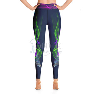 Mallas de Yoga de mujer de tela de Punto ligero de alta calidad logotipo personalizado estilo casual a precio razonable - Product Image 5