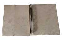 Porte-menu en cuir PU de qualité supérieure, design A4, pour restaurants, bars, hôtels, logo personnalisé gravé, nickelé