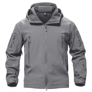 Veste Softshell à Capuche pour Hommes Vêtement de Protection Extérieur pour le Vent et la Légère Pluie Vente en Gros Approvisionnement en Vrac OEM - Product Image 2