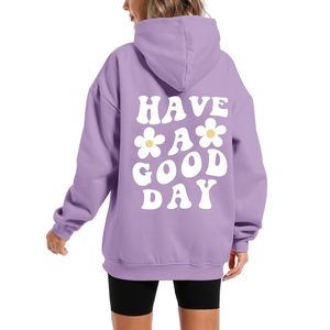Sudadera con Capucha Premium de Corte Holgado, Estilo Urbano Vintage, Sudadera Casual Esencial para Mujer, Fabricada con Felpa Suave - Product Image 3