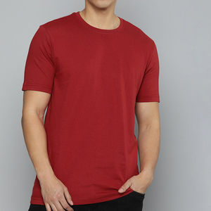 T-shirt pour homme décontracté de haute qualité, nouvelle mode, séchage rapide, col rond, respirant, confortable, en microfibre - Product Image 2