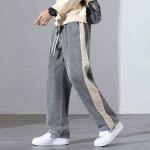 Ohsisa 2025 – Pantalon long décontracté pour homme, coupe droite ample, taille élastique, printemps-automne, motif ananas, pantalon de survêtement, jogging - Product Image 3