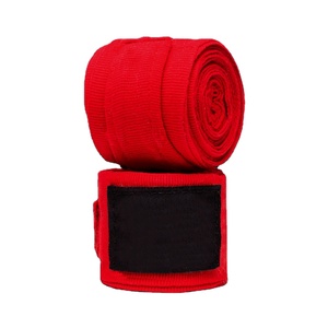 ผ้าพันข้อมือสำหรับชกมวยคุณภาพสูง ผลิตจากผ้าฝ้ายกันน้ำ สำหรับป้องกันการบาดเจ็บในการฝึกซ้อม MMA ระบายอากาศได้ดี ปรับขนาดได้ - Product Image 1