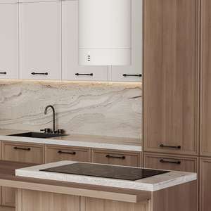 KEJIA Cucina Completa di Design Moderno Mobili per Cucina Modulari in Legno Massello con <span class=keywords><strong>Isola</strong></span> - Product Image 4