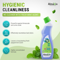 AlmaWin Détergent Liquide Écologique Biodégradable Menthe Fraîche 750ml pour Toilettes et Urinoirs Anti-Calcaire et Anti-Urine Végétalien Biologique